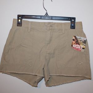 Roxy Khaki Shorts NWT